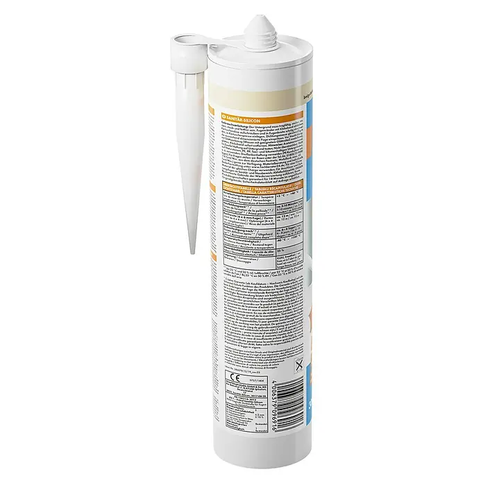 Knauf Sanitär-Silikon - Bahama Beige, 300 ml - Rückansicht