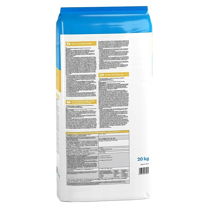 Knauf Bau- & Fliesenkleber - 20 kg - Rückansicht