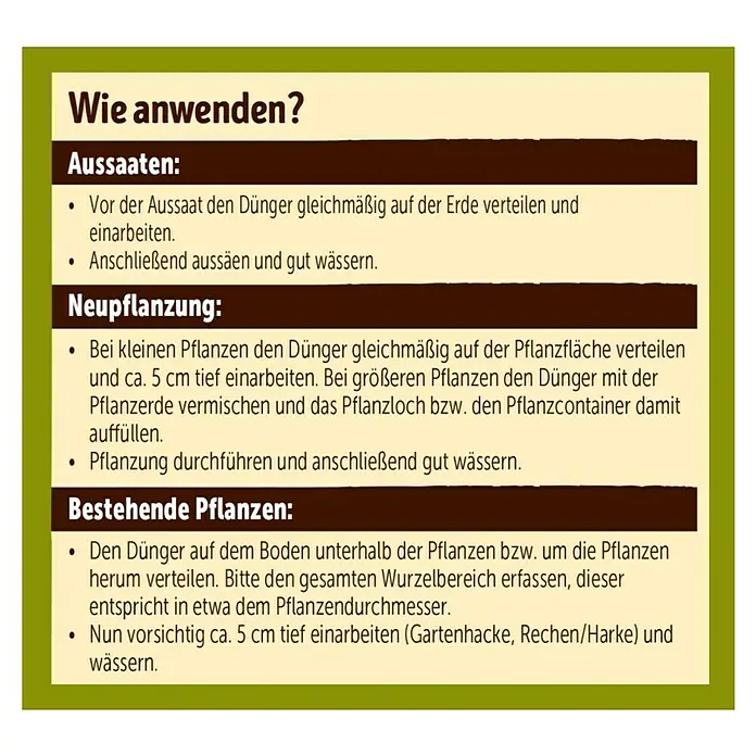 Celaflor Naturen Bio-Tomatendünger - 1,7 kg, Inhalt ausreichend für ca.: 48 Pflanzen - Rückansicht