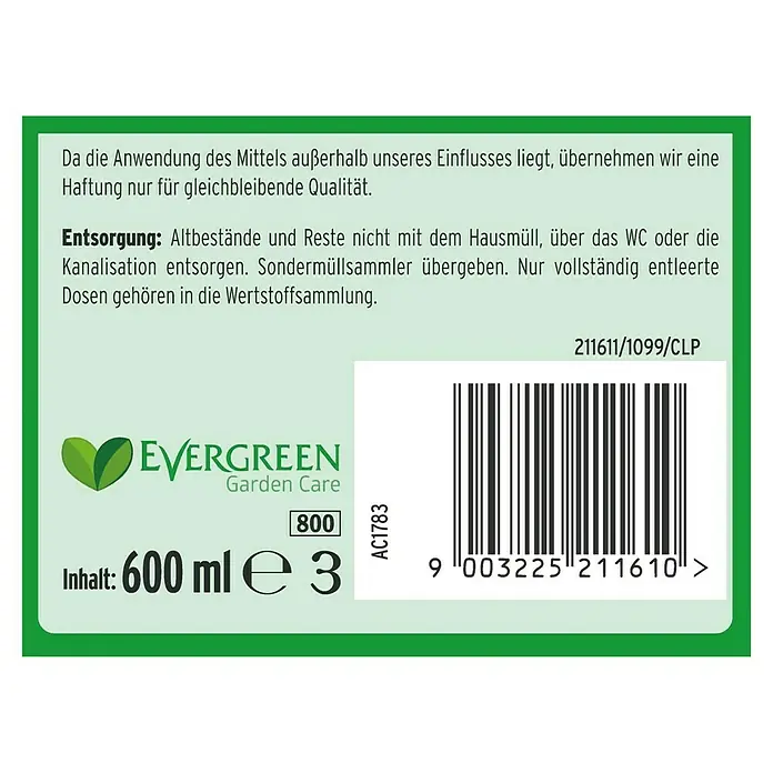 Substral Pflanzenhilfsmittel Blattglanz - 600 ml, Geeignet für: Immergrüne Pflanzen - Rückansicht