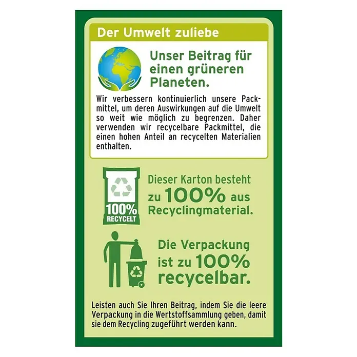 Substral Naturen Bio-Gartendünger - 1 kg, Inhalt ausreichend für ca.: 8 - 10 m² - Rückansicht