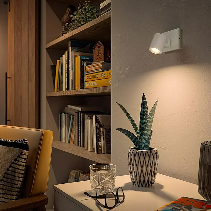 Philips Hue LED-Spotstrahler Runner - L x B x H: 9 x 11 x 10,7 cm - Stimmungsaufnahme