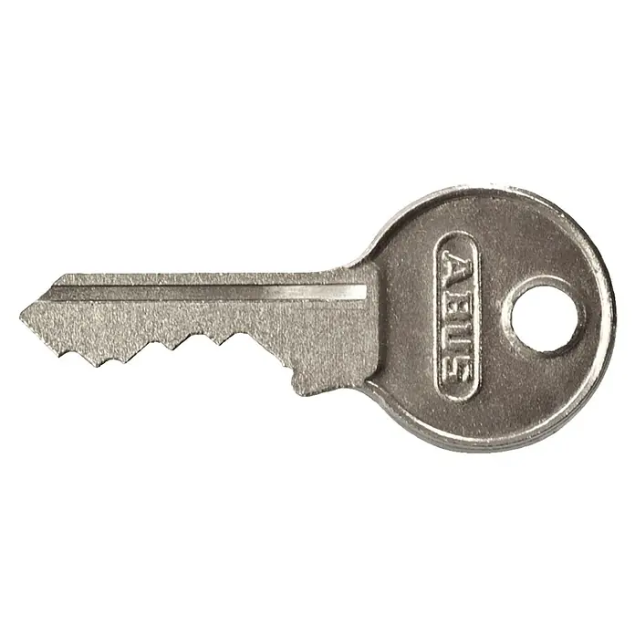 Abus Vorhangschloss 54TI/40 - B x H: 38 x 57 mm, Bügelstärke: 6 mm, Titalium-Spezialaluminium - Vorderansicht