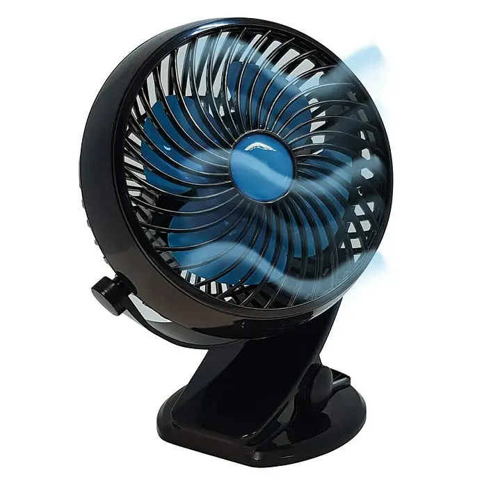 Starlyf Tischventilator Fast Fan - Schwarz/Blau, L x B x H: 9,6 x 15 x 18,5 cm, Akkubetrieben - Stimmungsaufnahme