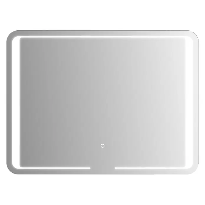 Kristall-Form LED-Lichtspiegel Roomlight II - 80 x 60 cm - Vorderansicht