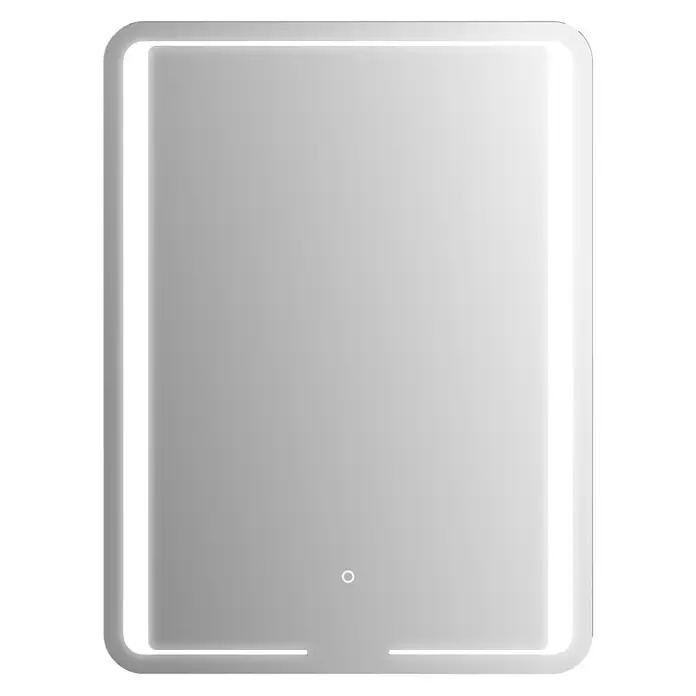 Kristall-Form LED-Lichtspiegel Roomlight I - 60 x 80 cm - Vorderansicht