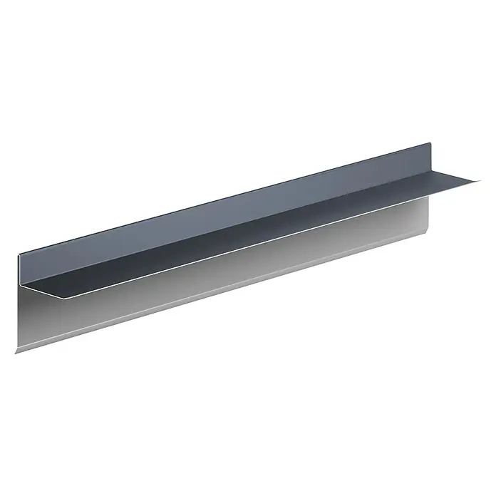 Sarei Windleiste - Ohne Wasserfalz, Zuschnittbreite: 168 mm, Länge: 2.000 mm, Anthrazit - Diagonale Ansicht