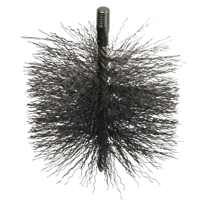Četka za čišćenje dimnjaka - Crne boje, Promjer: 12 cm - Pogled sprijeda