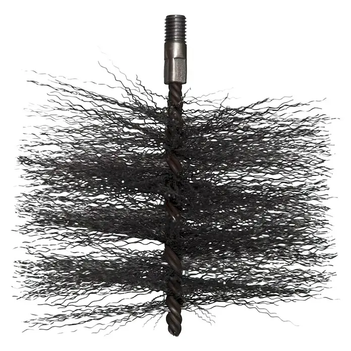 Četka za čišćenje dimnjaka - Crne boje, Promjer: 18 cm - Pogled sprijeda