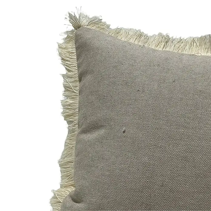 Cojín Plumillón - Beige, 50 x 30 cm, 90 % algodón - Primer plano