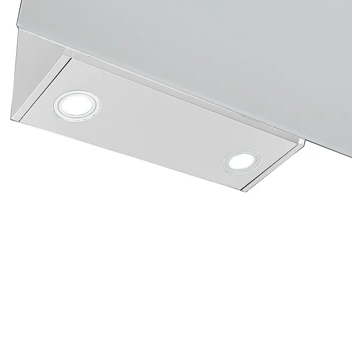 Respekta Schräghaube CH 55060 WA++ - Breite: 60 cm, Max. Luftleistung: 621 m³/h im Normalbetrieb, Weiß - Detailaufnahme