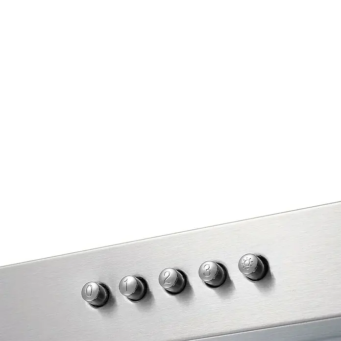 Respekta Kaminhaube CH 44078-60 IXA - Breite: 60 cm, Max. Luftleistung: 593 m³/h im Normalbetrieb, Edelstahl - Detailaufnahme