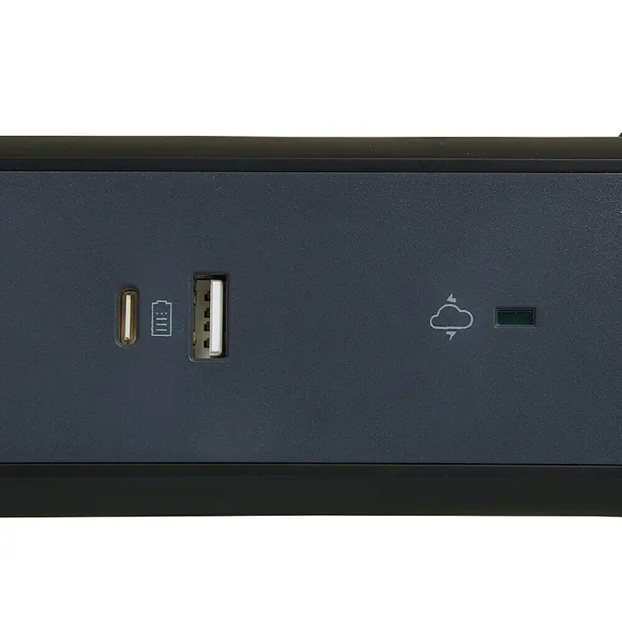Legrand Steckdosenleiste mit USB - Kabellänge: 1,5 m, 3.680 W - Detailaufnahme