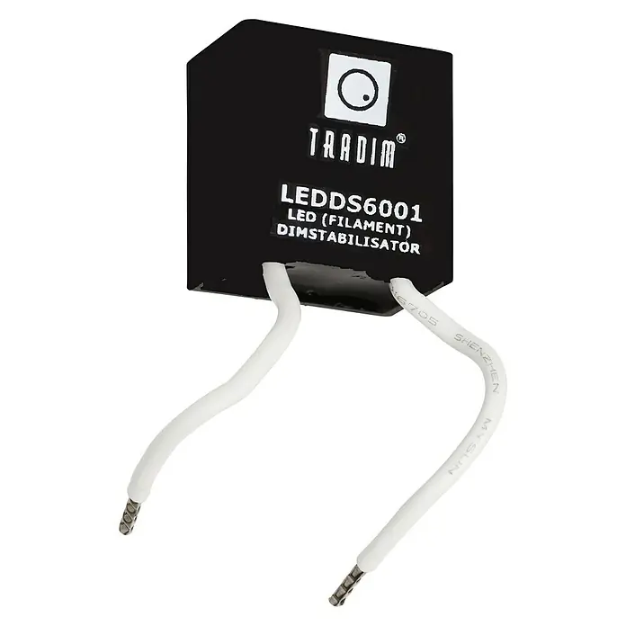 Tradim Stabilisatorset voor dimmers - Zwart - Diagonaal zicht