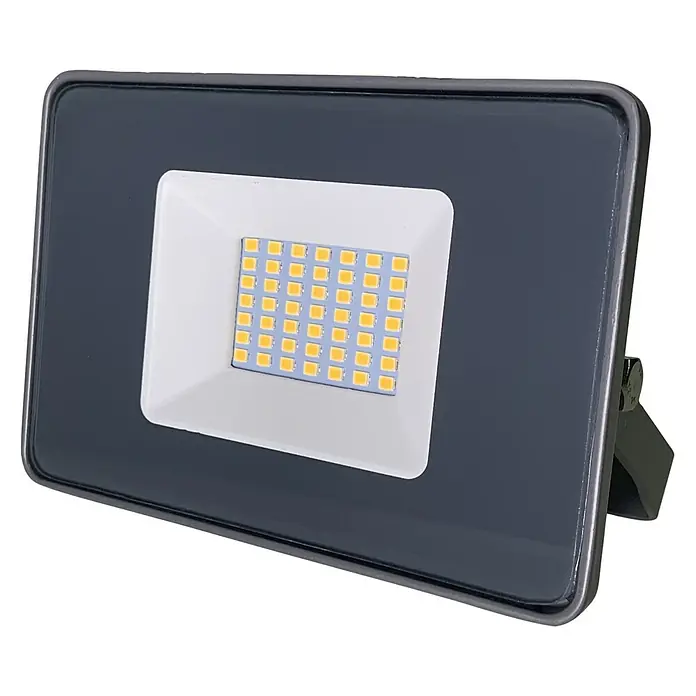 Voltolux LED-Strahler - L x B x H: 13,6 x 4,4 x 9,4 cm, Neutralweiß - Diagonale Ansicht