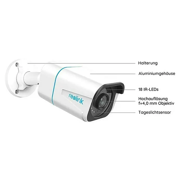 Reolink Überwachungskamera RLC 810A - Auflösung: 8 Megapixel - Skizze
