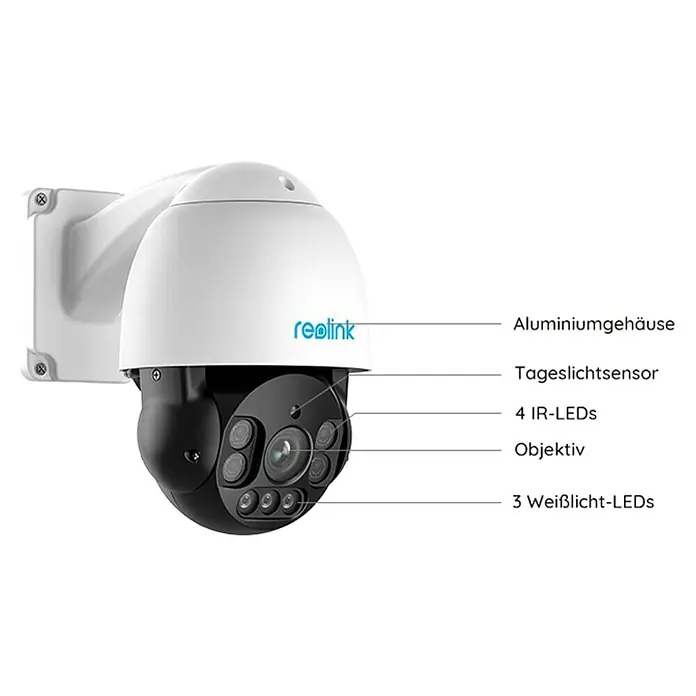 Reolink Überwachungskamera RLC 823A - Auflösung: 8 Megapixel - Skizze