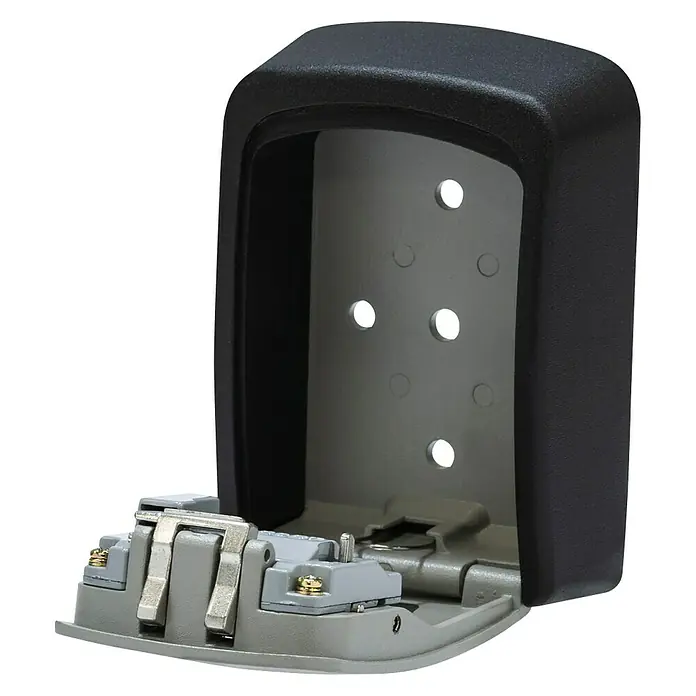 Abus Schlüsselbox Key Garage 707 - Geeignet für: 7 Schlüssel, L x B x H: 39 x 88 x 120 mm, Ohne Bügel - Diagonale Ansicht