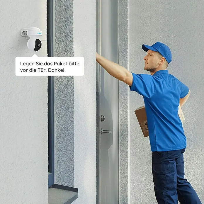 Reolink Überwachungskamera E1 Outdoor - Auflösung: 5 Megapixel - Anwendungsbeispiel