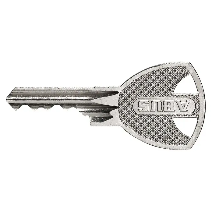 Abus Vorhängeschloss 45/40 - B x H: 39 x 60 mm, Bügelstärke: 6,5 mm, Messing, Anzahl Schlüssel: 2 Stk. - Vorderansicht