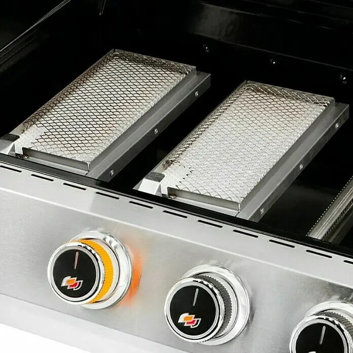 Kingstone Plinski roštilj Cliff 605-II - Broj plamenika: 4, Dimenzija rešetke za pečenje: 89,2 x 45 cm, 14 kW - Detaljan prikaz