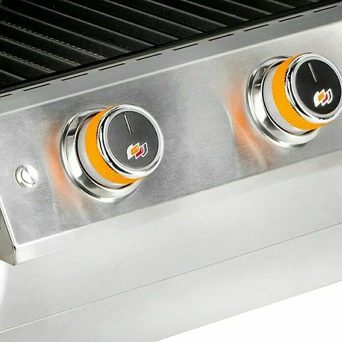 Kingstone Plinski roštilj Cliff 605-II - Broj plamenika: 4, Dimenzija rešetke za pečenje: 89,2 x 45 cm, 14 kW - Detaljan prikaz