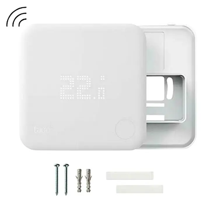 Tado Sensor de temperatura inalámbrico - 1,8 x 10,4 x 10,4 cm, Blanco - Vista frontal