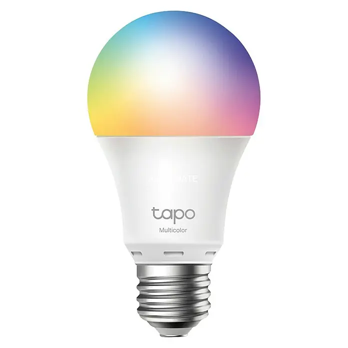 TP-Link Bombilla LED inteligente Tapo L530E - E27, 60 W, Multicolor, 1 ud. - Vista frontal