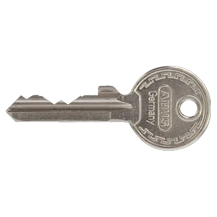 Abus Diskusschloss 23/70 - B x H: 70 x 70 mm, Bügelstärke: 10 mm, Edelstahl - Ansicht von oben