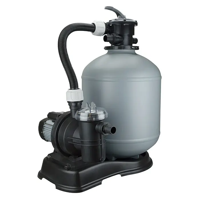 Steinbach Ökopool Eco - L x B x H: 800 x 400 x 150 cm, 41,5 m³, Blau - Diagonale Ansicht