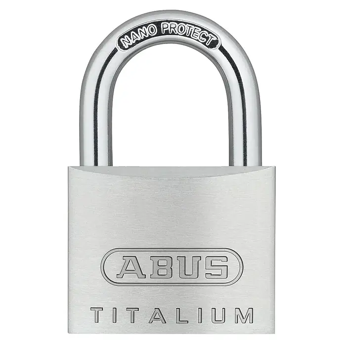 Abus Vorhängeschloss-Set Triples Gleichschließend - 3 Stk., Titalium-Spezialaluminium - Vorderansicht