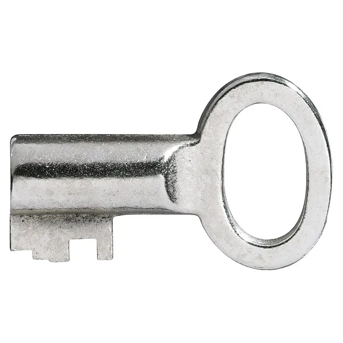Abus Vorhangschloss 235Z/40 - B x H: 40 x 60 mm, Bügelstärke: 6 mm, Stahl - Vorderansicht
