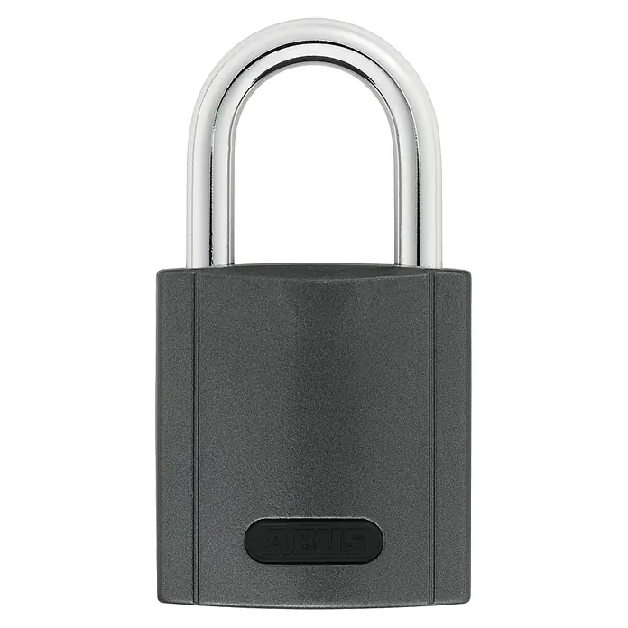Abus Vorhängezahlenschloss 158/50 - B x L: 52 x 23 mm, Zinkdruckguss, Anzahl Zahlenrollen: 5 Stk., Anthrazit - Rückansicht