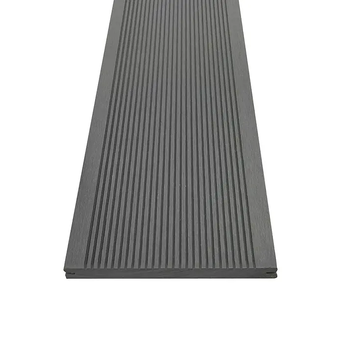 WPC-Terrassendiele - Grau, 300 x 19 x 1,6 cm - Detailaufnahme