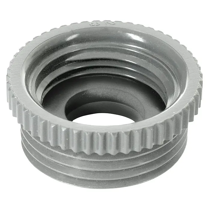 Gardena Adapter - Passend für: Wasserhähne Ø 33,3 mm, Wasserhähne Ø 26,5 mm, Grau - Diagonale Ansicht