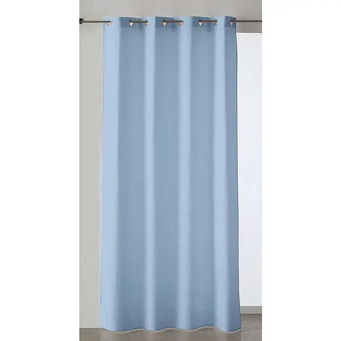 Cortina con ollaos New Panama - An x Al: 135 x 260 cm, 100% algodón, Agua - Foto ambiente
