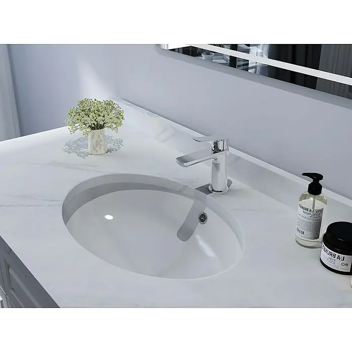 IO Rhio Grifo de lavabo - Cromo, Brillante - Foto ambiente