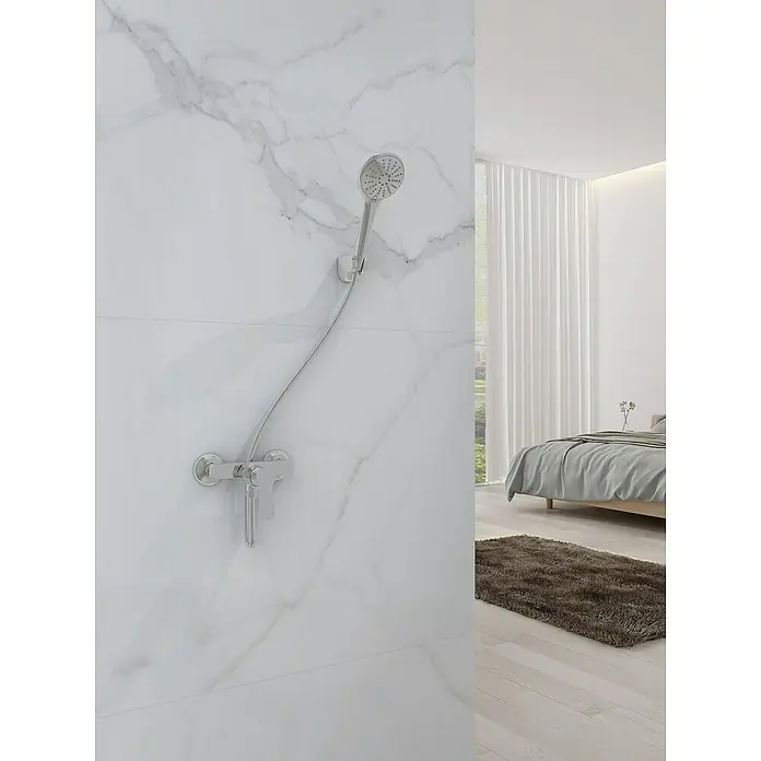 IO Rhio Grifo monomando de ducha - Cromo, Brillante - Foto ambiente