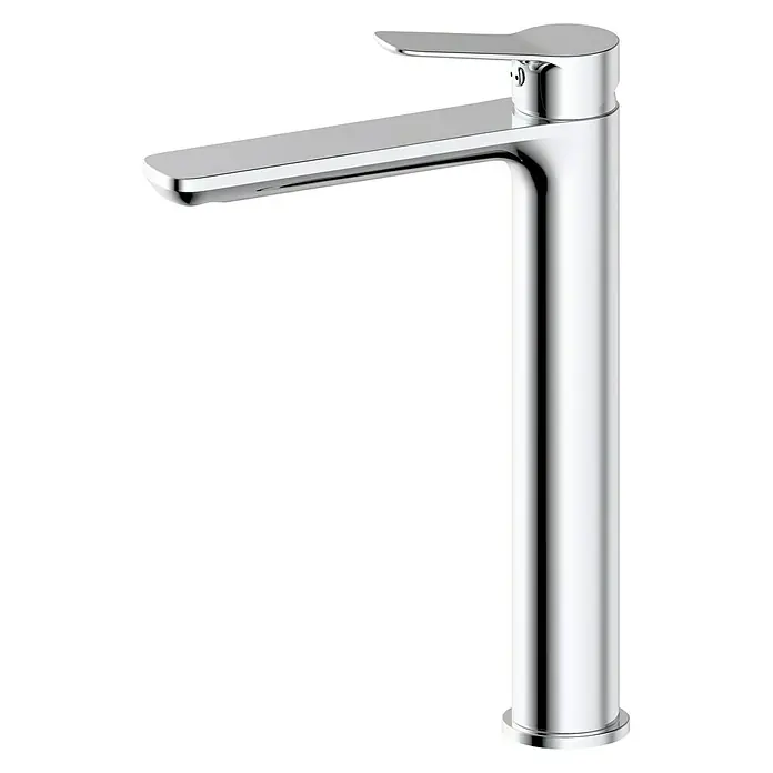 IO Rhio Grifo de lavabo alto - Cromo, Brillante - Vista angular