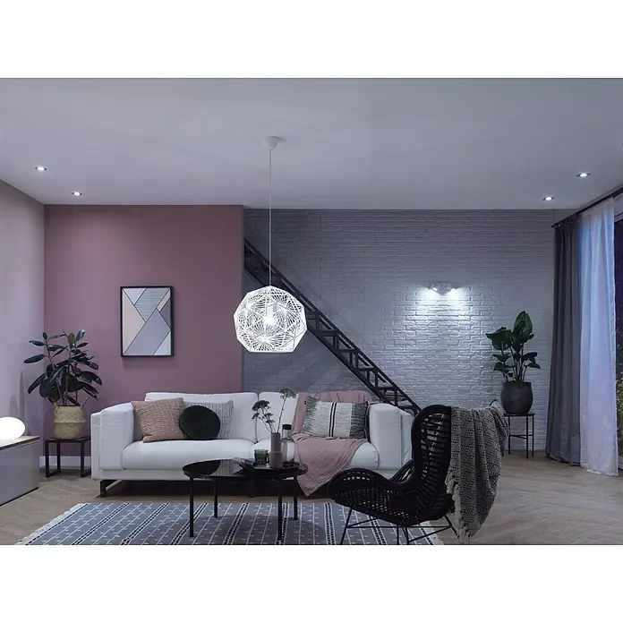 Philips Hue LED-Leuchtmittel White Ambiance - E27, 8 W, A60, 1.100 lm, 1 Stk. - Stimmungsaufnahme