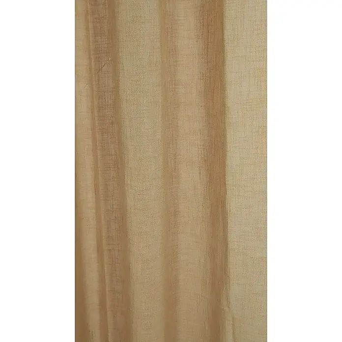 Visillo para ventana Roxanne - An x Al: 140 x 260 cm, 100% poliéster, Mostaza - Primer plano
