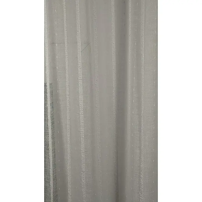 Visillo para ventana Daniele - An x Al: 140 x 260 cm, 100% poliéster, Blanco - Primer plano