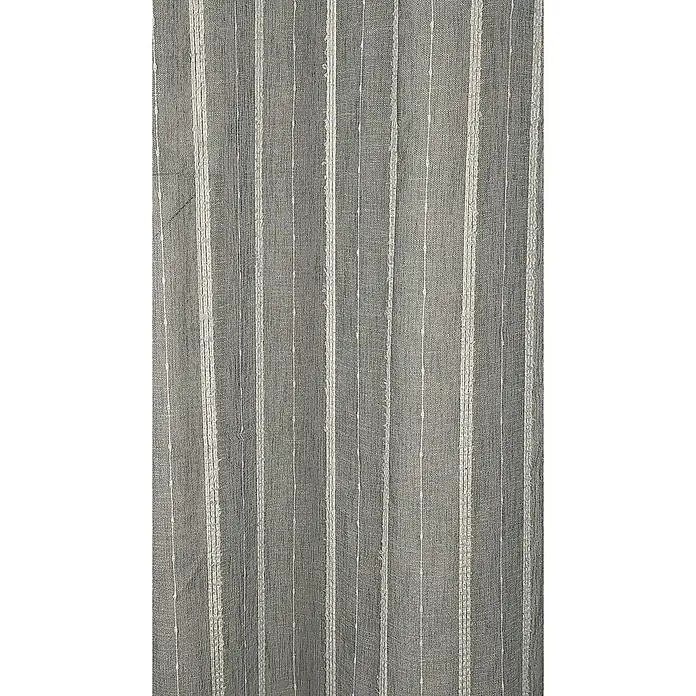 Visillo para ventana Daniele - An x Al: 140 x 260 cm, 100% poliéster, Gris - Primer plano