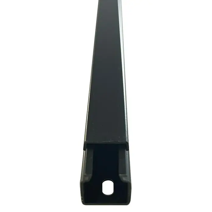 Kabelkanal - L x B x H: 2 m x 15 mm x 15 mm, Schwarz - Detailaufnahme