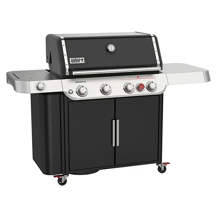 Weber Barbacoa de gas Genesis E-435 - Número de quemadores: 4, 14,1 kW - Vista angular
