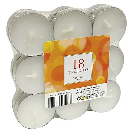 Ceras Roura  Velas de té pequeñas