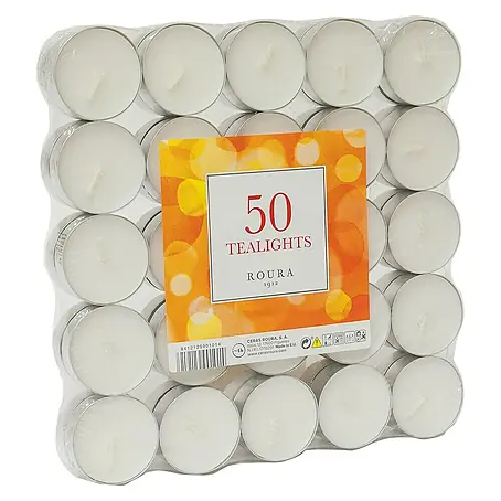 Ceras Roura  Velas de té pequeñas