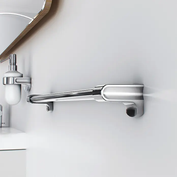Creabath Decoart Toallero para baño - Ancho: 50 cm, Cromo, Brillante - Foto ambiente