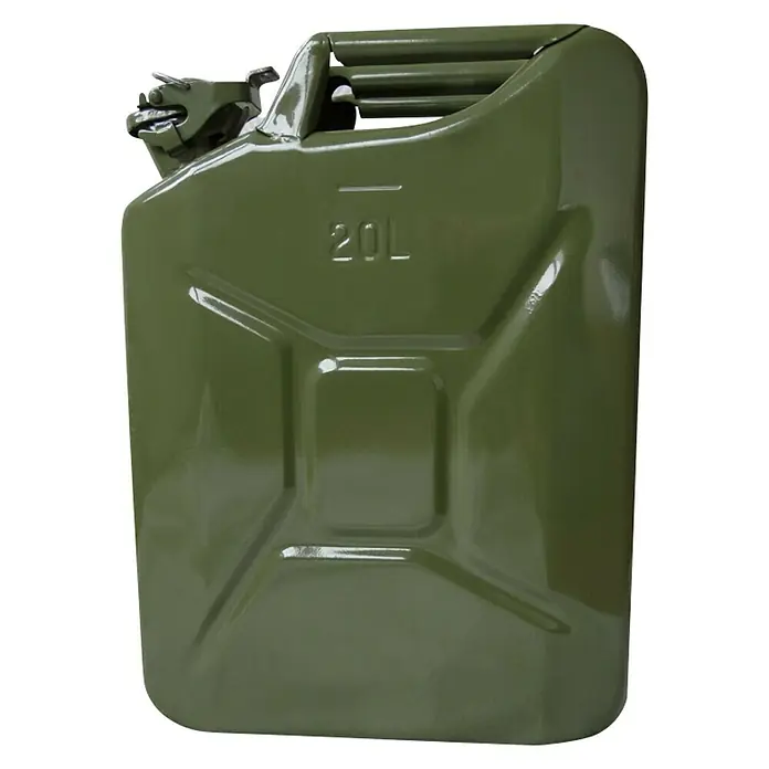 Benzinkanister aus Metall - 20 l - Vorderansicht