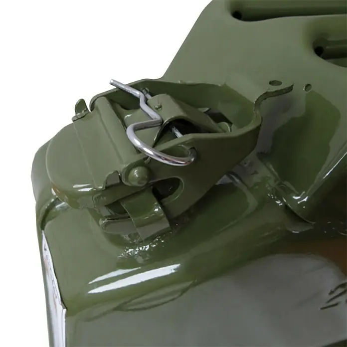 Benzinkanister aus Metall - 20 l - Detailaufnahme